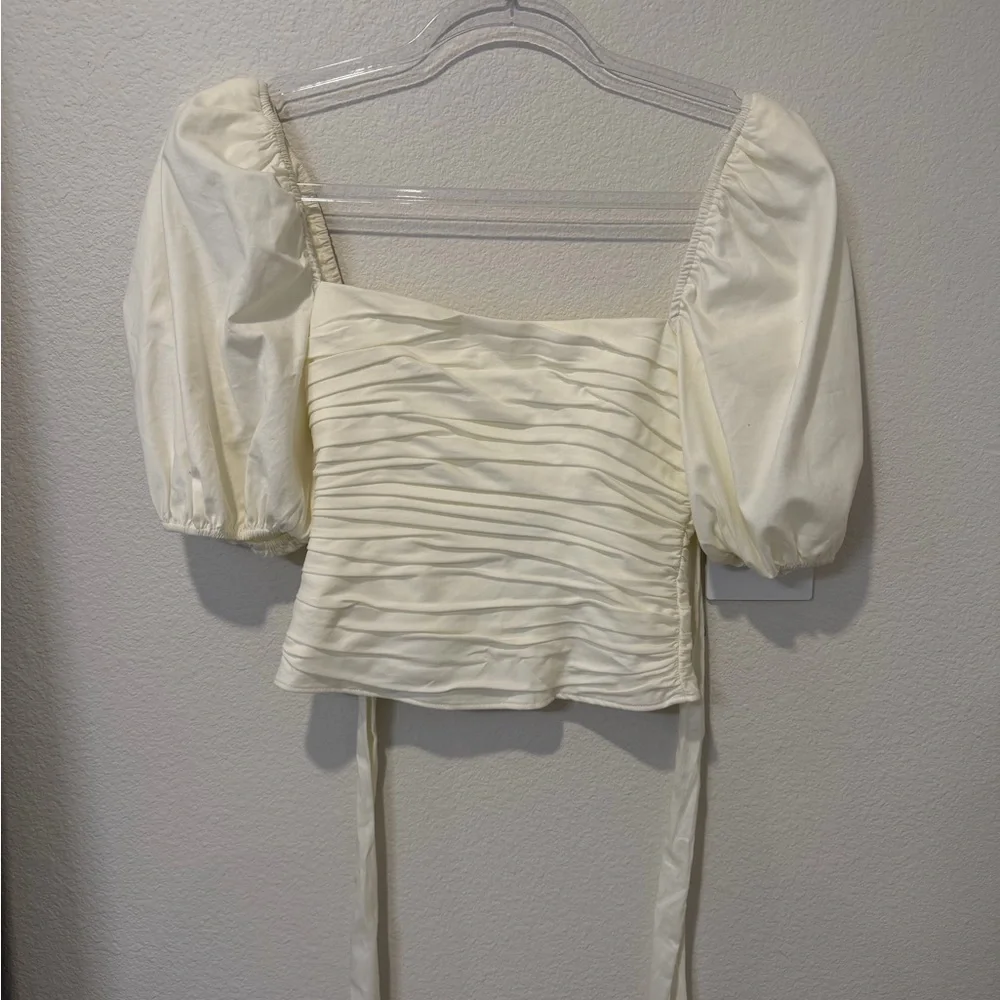 Reformation Puff Sleeve Top